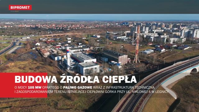 Film – geodezyjna obsługa modernizacji Ciepłowni „Górka” w Legnicy