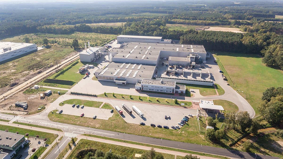 Geodezyjna obsługa budowy fabryki ALUMETAL, Nowa Sól