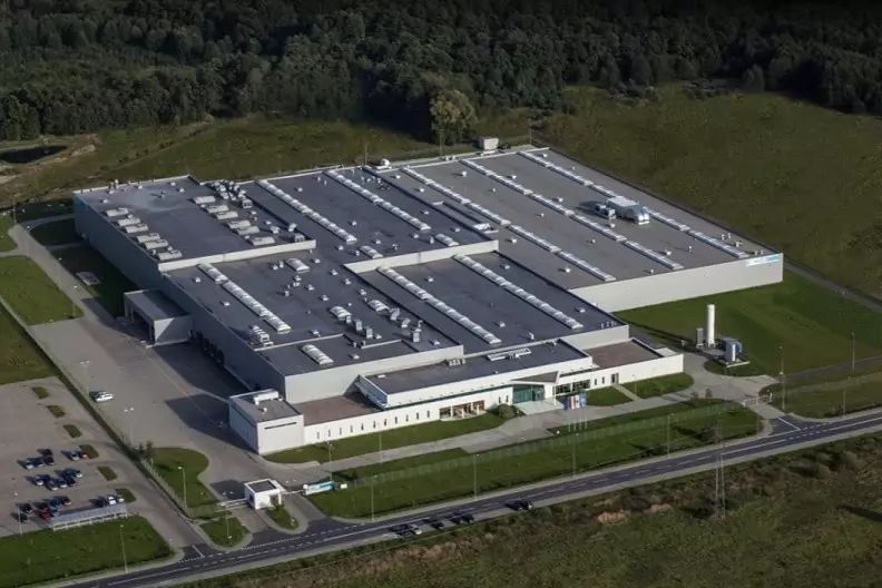 Geodezyjna obsługa budowy fabryki SANDEN Manufacturing Poland, Polkowice (LSSE)